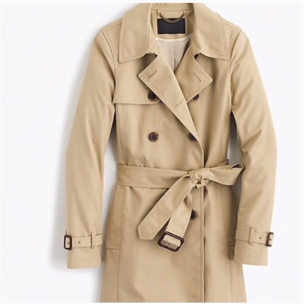 Jcrew collection trench coat